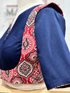 Urvi- Blue/Maroon Koti Blouse