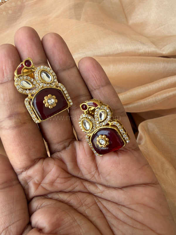 KIRA- Maroon Earring
