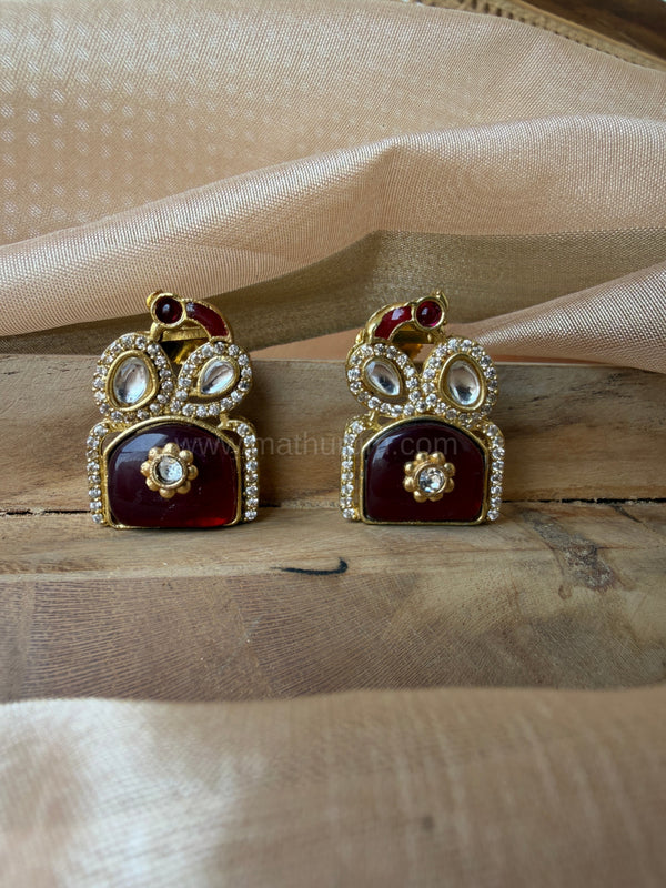 KIRA- Maroon Earring