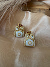 KIRA- White Earring