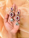 KADHAMBAM- Pink Earring