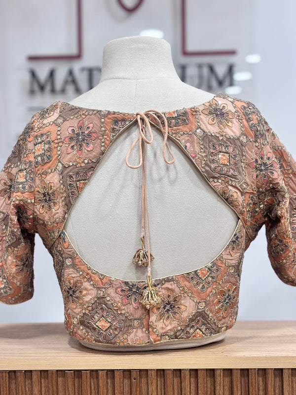 Ishani- Peach Blouse