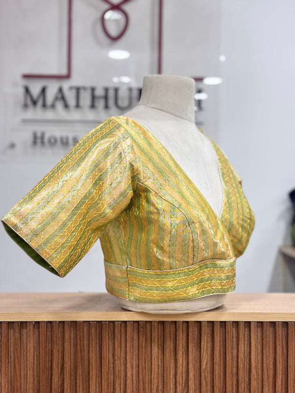 Charvi- Lemon Yellow Blouse
