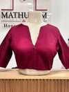 Urvi- Maroon/Black Koti Blouse