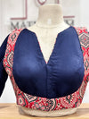 Urvi- Blue/Maroon Koti Blouse
