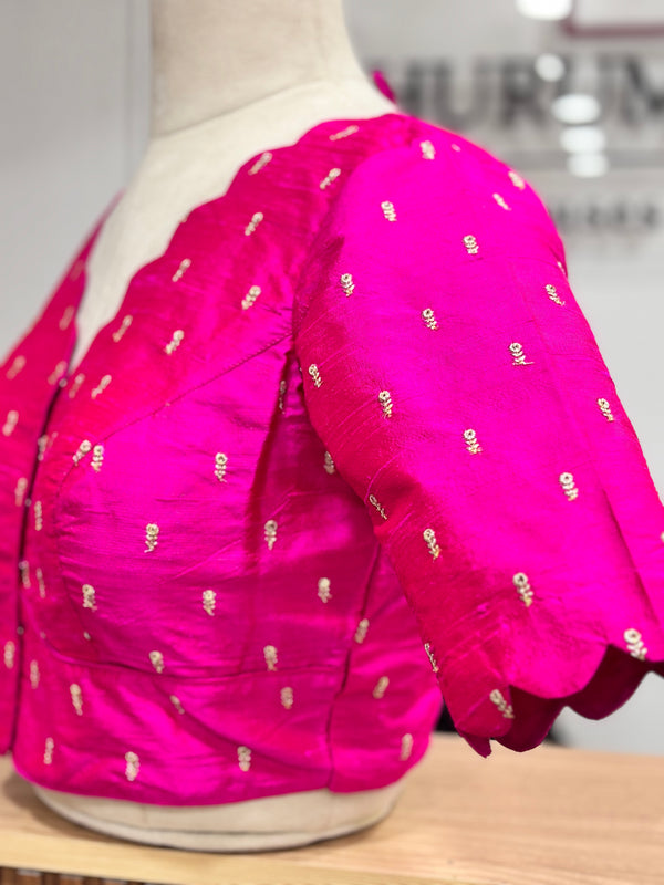 Tamara- Pink Zardosi Blouse
