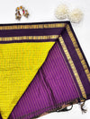Sevanthi- Green/Purple Kalyani Cotton Checks Saree