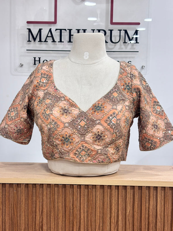 Ishani- Peach Blouse