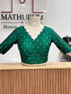 Tamara- Green Zardosi Blouse