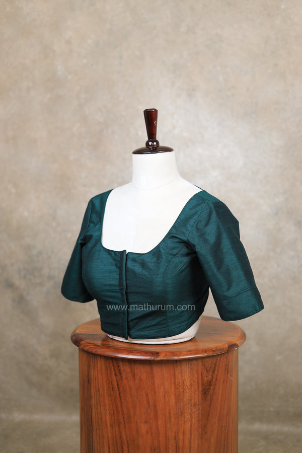 Sakshi- Dark Green Blouse