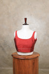 Nayan Plain- Maroon Blouse