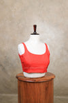 Nayan Plain- Red Blouse