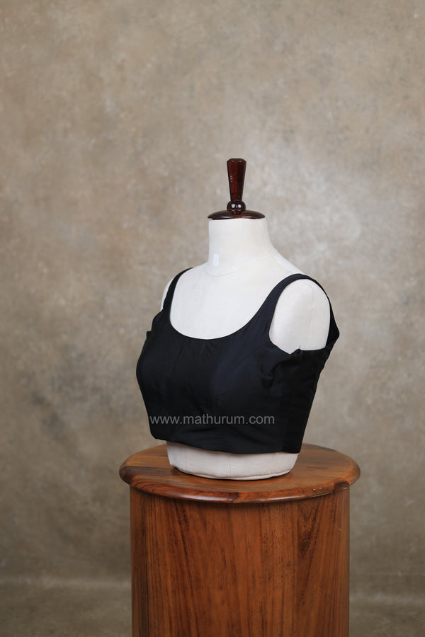 Nayan Plain- Black Blouse