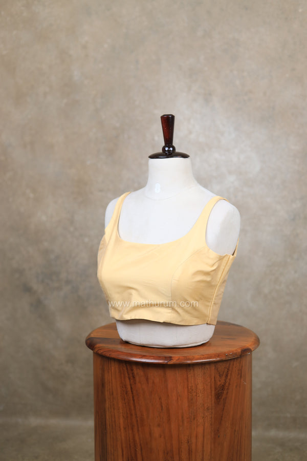 Nayan Plain- Beige Blouse