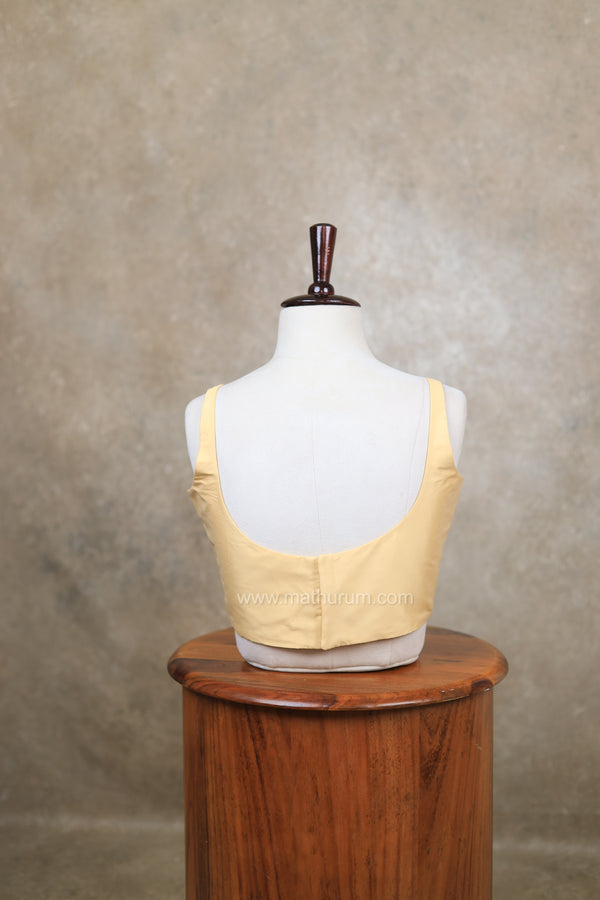 Nayan Plain- Beige Blouse