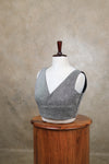 Arya- Black Blouse (Attachable Sleeves)