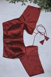 Sakshi- Dark Maroon Blouse
