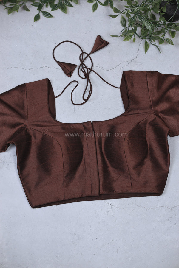 Sakshi- Brown Blouse