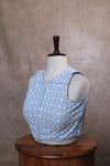 Petals- Grey Blouse (Sleeveless)