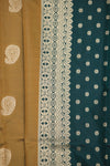 Vriksha- Mehandi Green Semi Soft Silk Saree