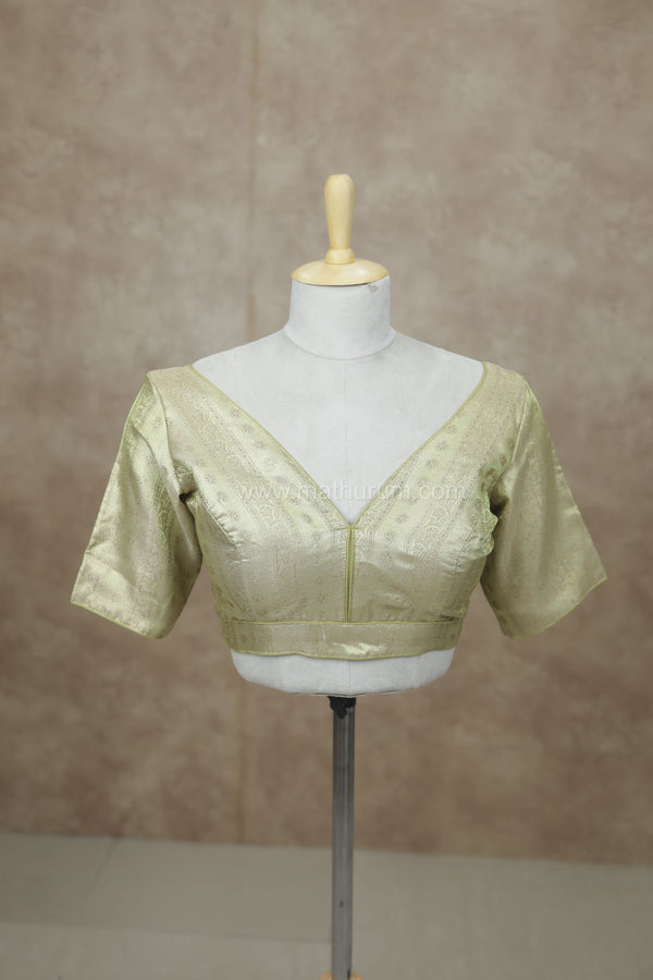 Megalai-Lemon Yellow Blouse