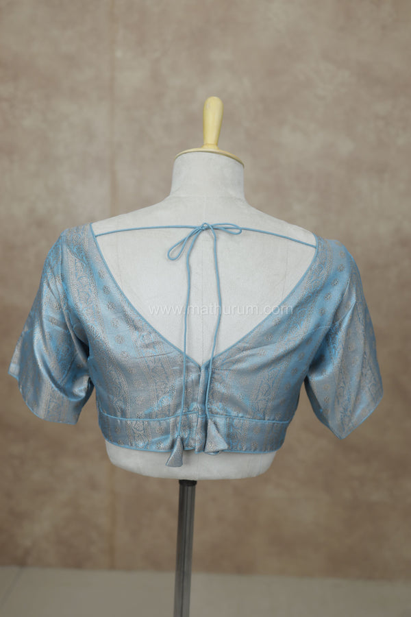 Megalai- Light Blue Blouse