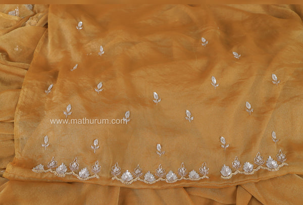 Sun Kissed Mustard Gold - DESIGNER SAREE