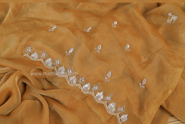 Sun Kissed Mustard Gold - DESIGNER SAREE