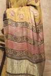 Gajra- Mustard Gajji-Silk Saree