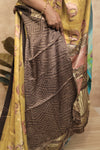 Gajra- Mustard Gajji-Silk Saree