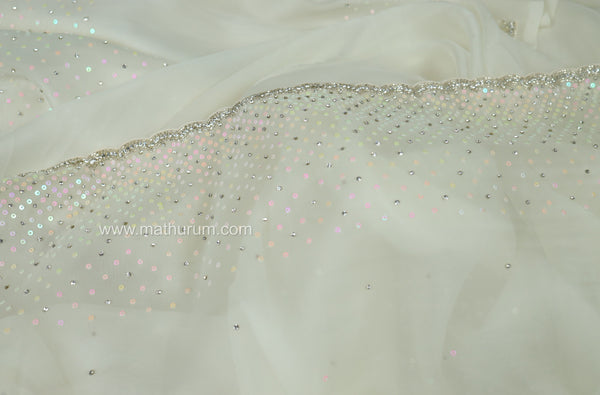 Sugar Rush White - DESIGNER SAREE