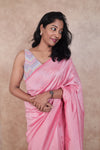 Mogra- Lavendar Blouse (Attached Sleeves)