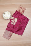 Vasudha - Wine Blouse