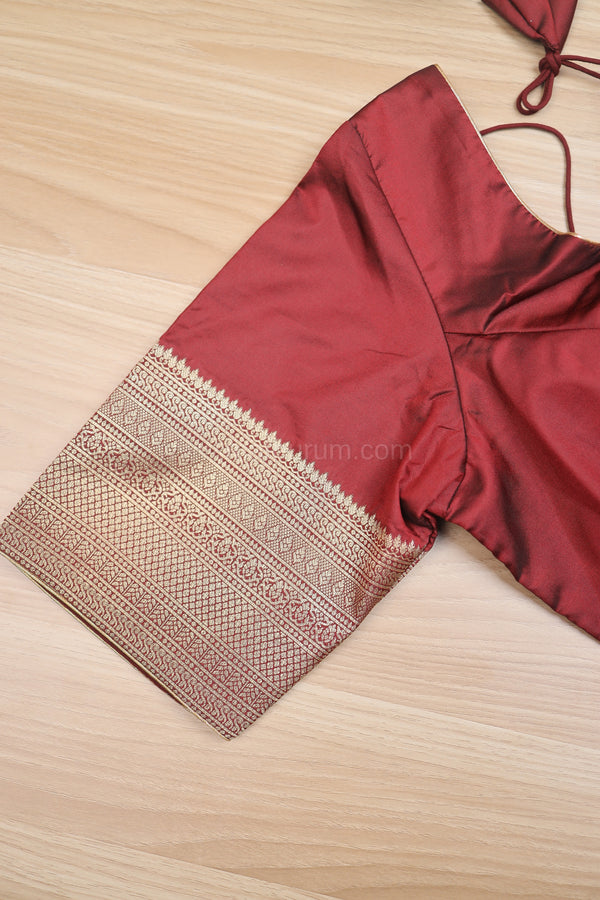 Vasudha - Maroon Blouse