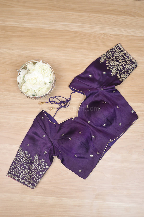 Madhura - Purple Blouse