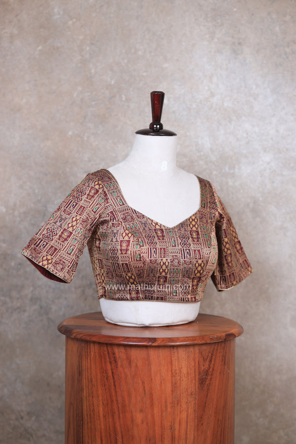 Manjari- Maroon Blouse