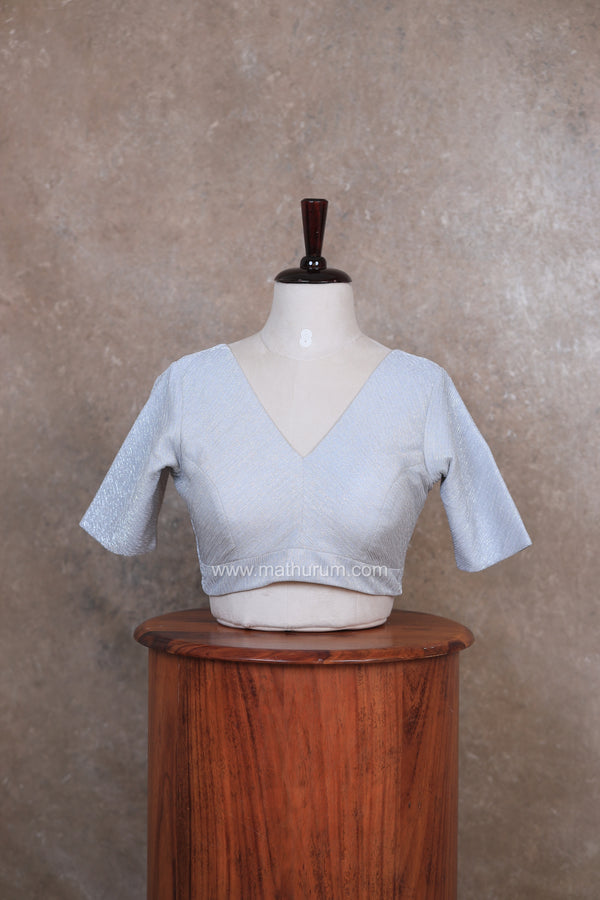Cara Luxe- Silver Blouse