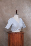 Cara Luxe- Silver Blouse