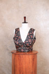 Ava- Black Blouse (Attachable Sleeves)