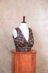Ava- Black Blouse (Attachable Sleeves)