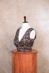 Ava- Black Blouse (Attachable Sleeves)