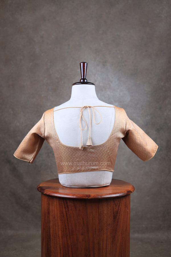 Swara-Copper Gold Blouse