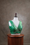 Kundhavai - Light Green Blouse (Attachable Sleeves)
