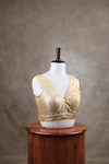 Megalai- Gold Blouse (Attachable Sleeves)