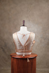 Megalai- Dark Gold Blouse (Attachable Sleeves)