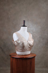 Megalai- Rose Gold Blouse (Attachable Sleeves)