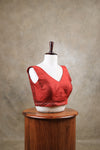Rangeela- Maroon Blouse (Attachable Sleeves)