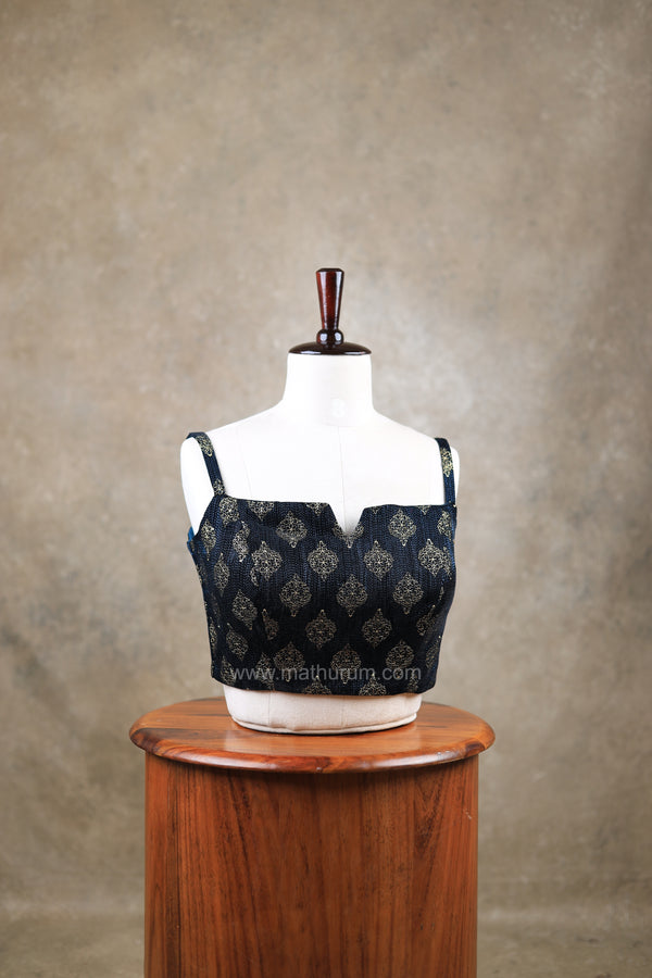 Zoya- Navy Blue Blouse