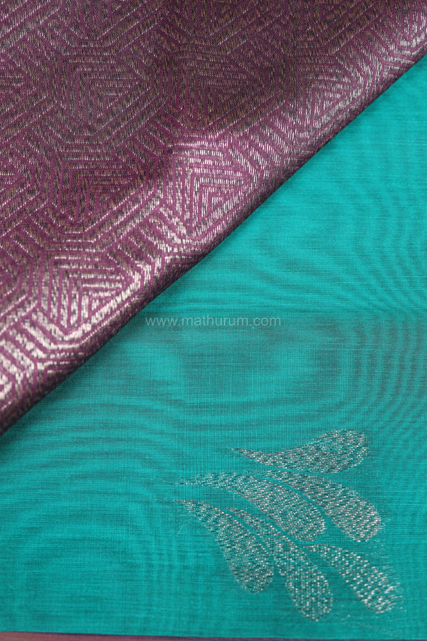Malikai - Peacock Blue Saree