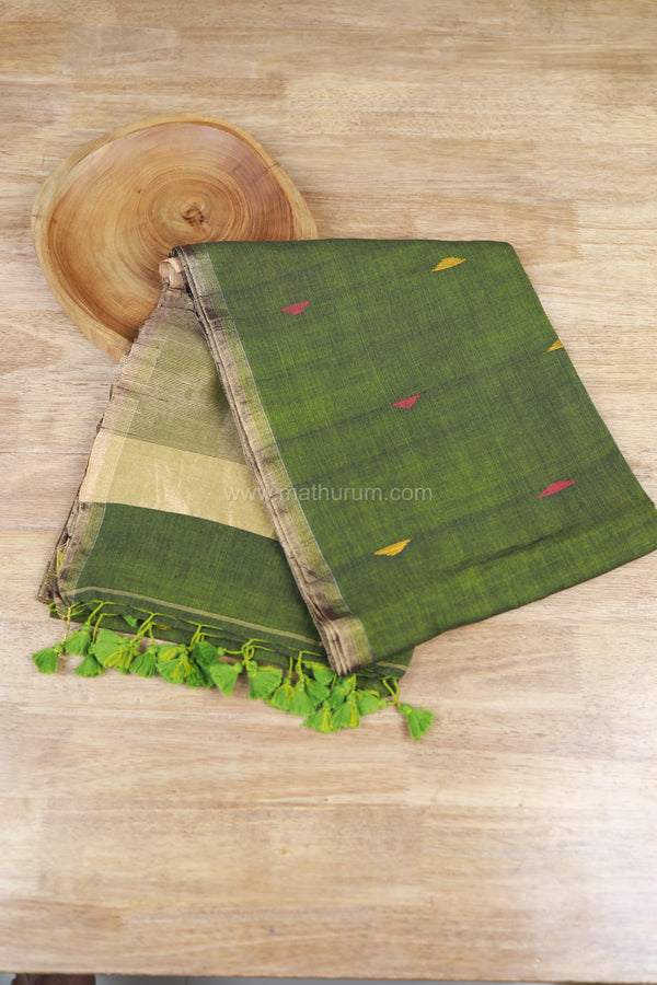 Iniya- Green Saree